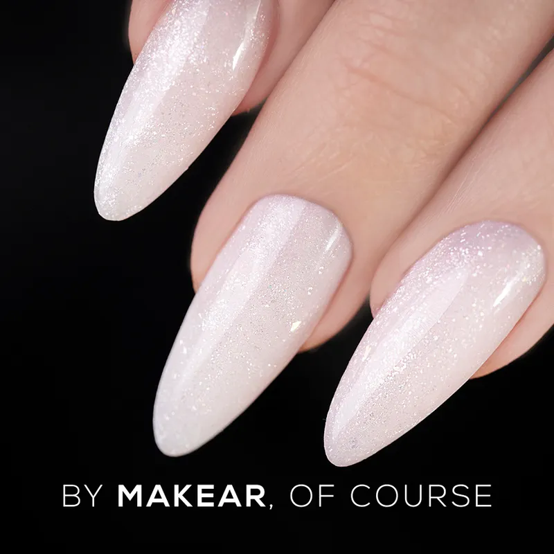 MAKEAR Challengel Builder Gel 15ml - No.HG12 Milky Pink Shimmer