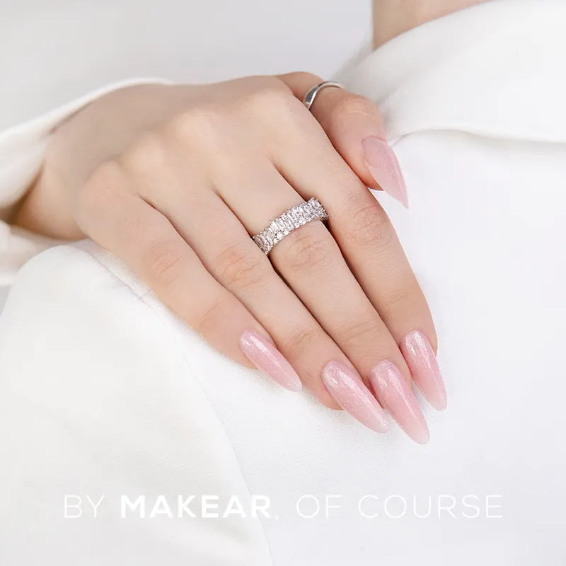 MAKEAR Challengel Builder Gel 15ml - No.HG13 Pink Shimmer