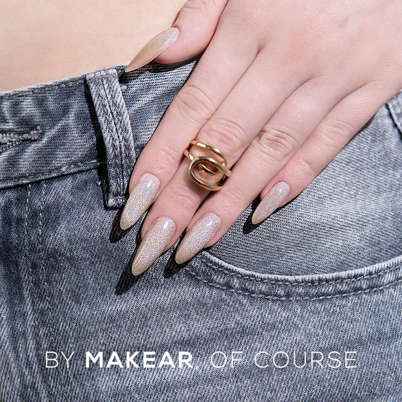 MAKEAR Holo Cat Eye Gel Polish 8ml - Cleangirl Collection - No.HC04