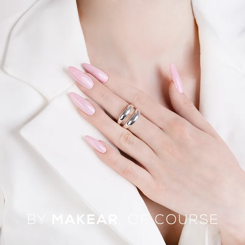 MAKEAR No Wipe Top 8 ml - Cat Eye Gold