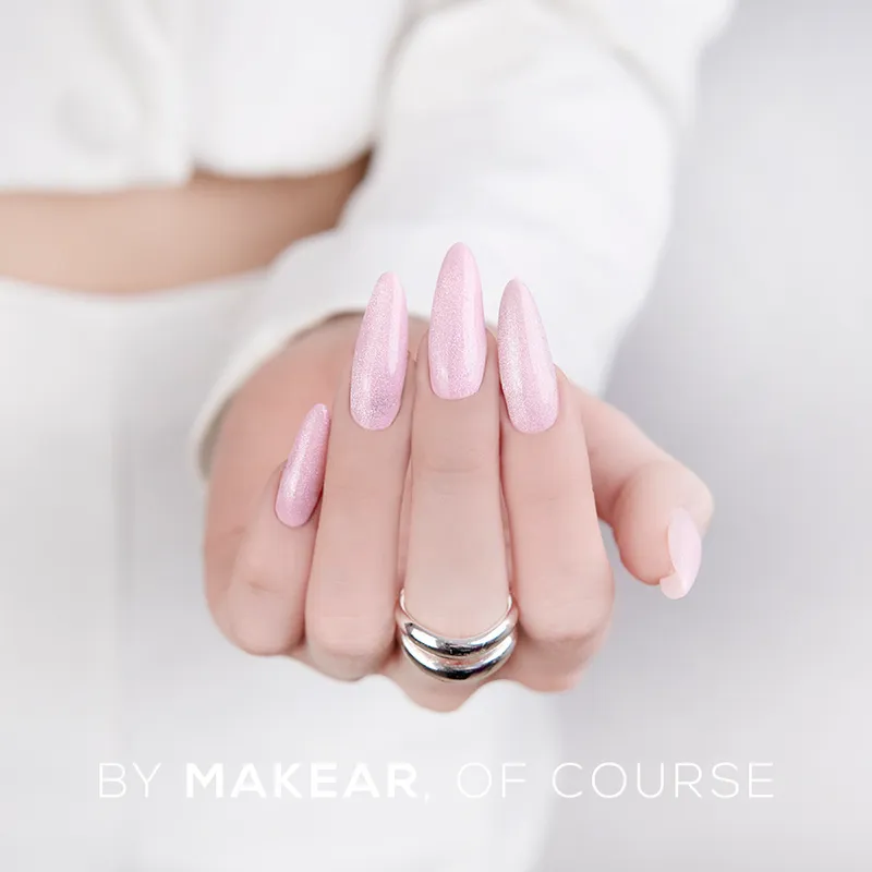 MAKEAR No Wipe Top 8 ml - Cat Eye Pink