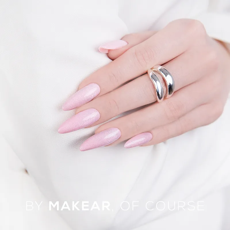 MAKEAR No Wipe Top 8 ml - Cat Eye Pink