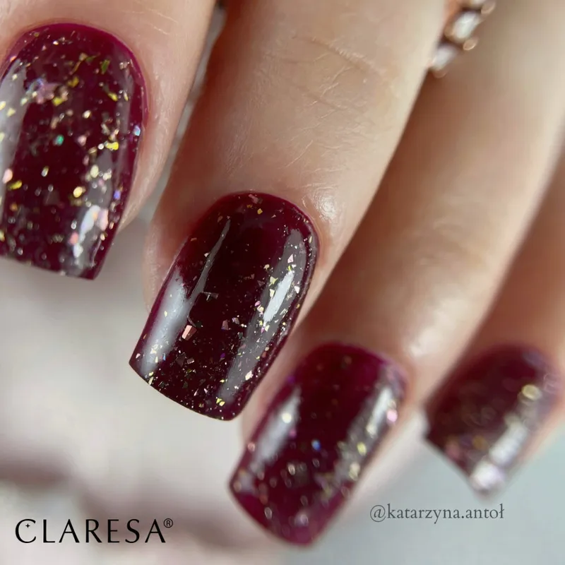 CLARESA UV/LED TOP No Wipe - Crazy Quartz - 5 g