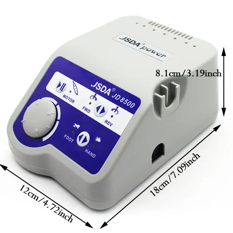 JSDA®️ Power - JD8500 - Műköröm csiszológép - 65W