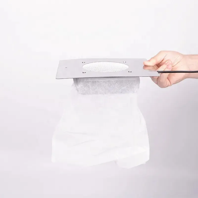 Asztalba beépíthető porelszívó 60W   *A védőrács síkban van az asztallal