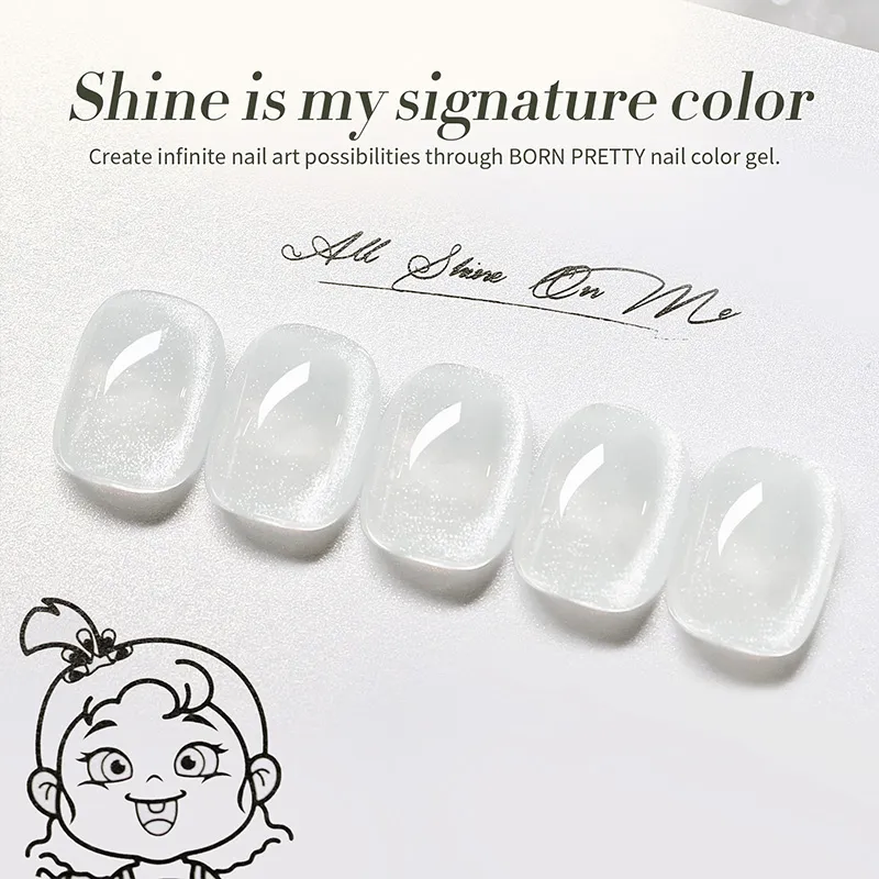 Born Pretty Cat Magnetic UV/LED gél lakk 10 ml - MY42