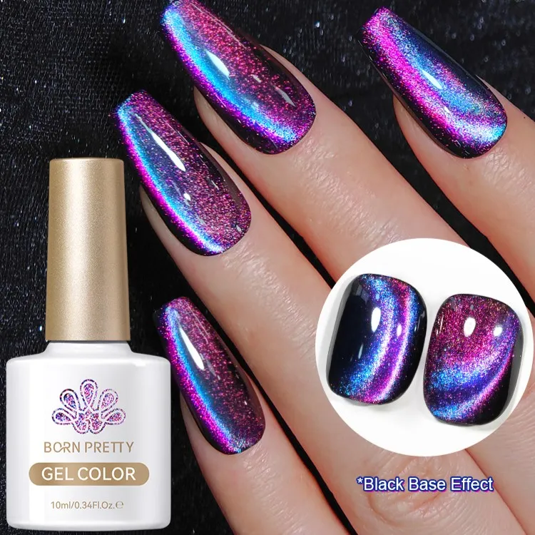 Born Pretty Cat Magnetic UV/LED gél lakk 10 ml - MY28 - 9D Cat Eye 