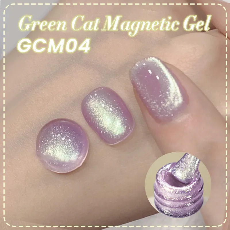 BORN PRETTY Green Cat Magnetic UV/LED gél lakk 10 ml - GCM04