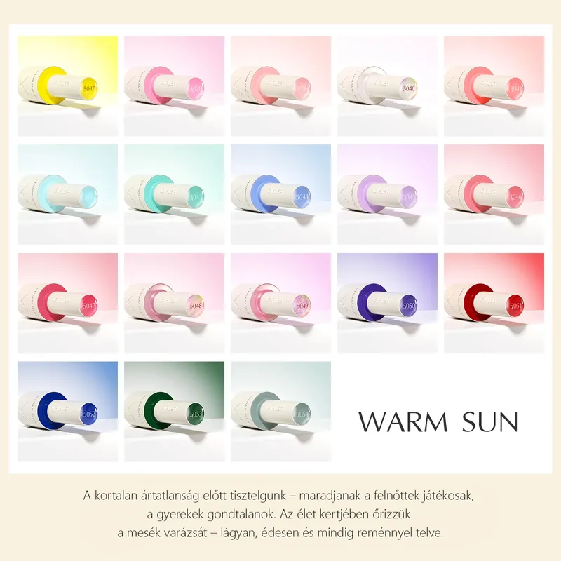 Venalisa UV/LED Gél Lakk szett - V3 - Warm Sun - 18 db szín