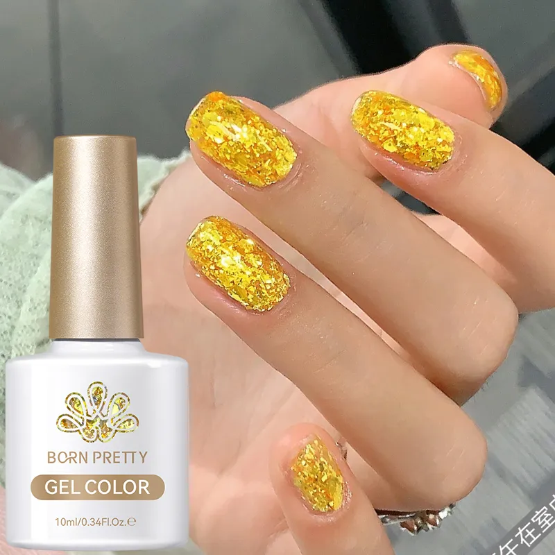 Born Pretty UV/LED gél lakk 10 ml - SG16 - Golden Star