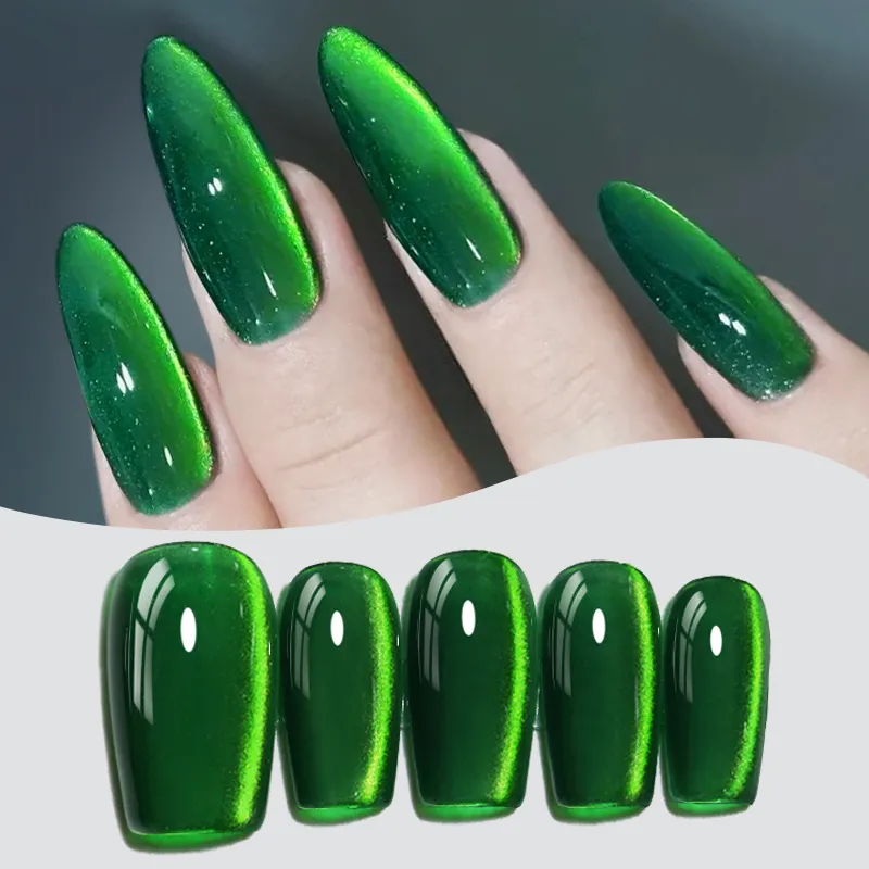 Born Pretty Cat Magnetic UV/LED gél lakk 10 ml - Fruit Basket - MY269 - Imperial Green