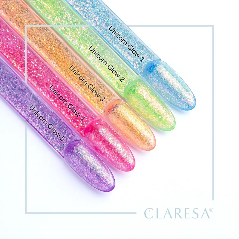 CLARESA UV/LED gél lakk 5g - Unicorn Glow 5