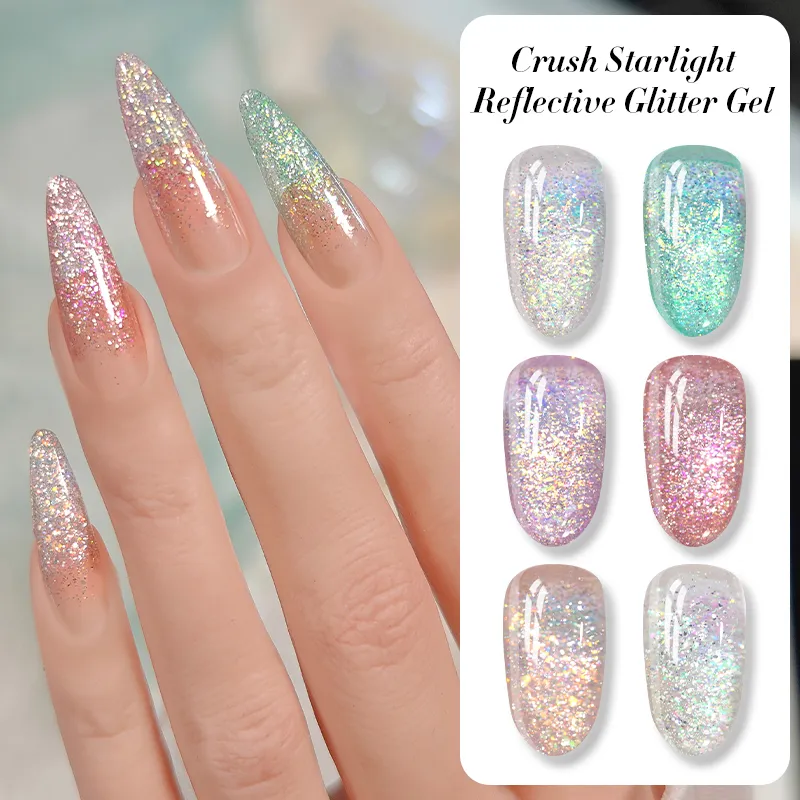 Born Pretty UV/LED gél lakk 10 ml - SZ14 - Crush Starlight