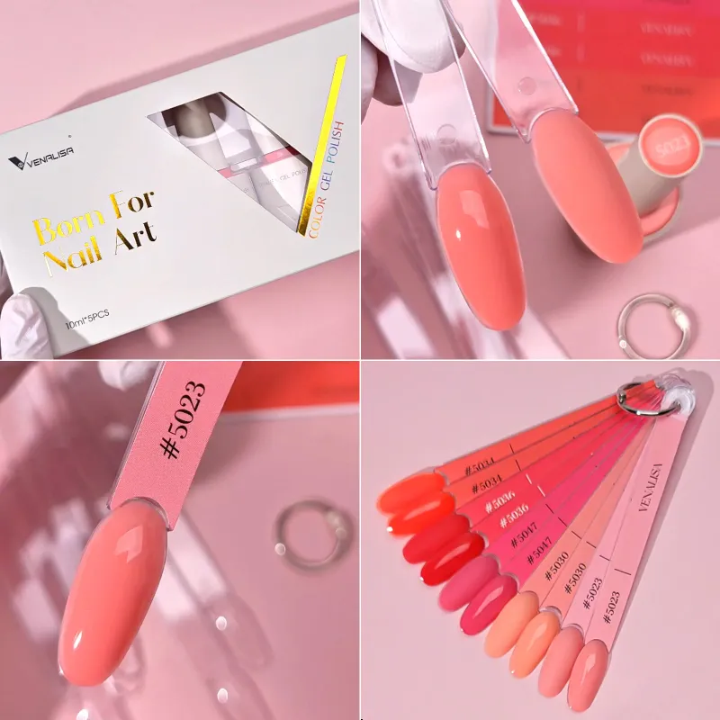 Venalisa 5 db-os UV/LED Gél lakk szett - 5x10 ml - V2501