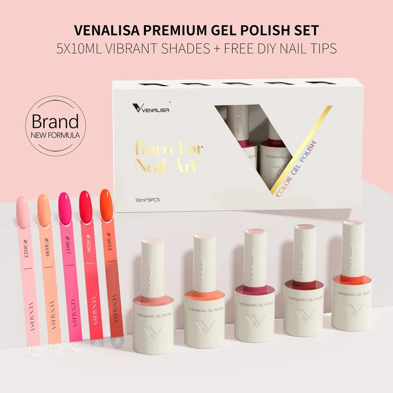 Venalisa 5 db-os UV/LED Gél lakk szett - 5x10 ml - V2501