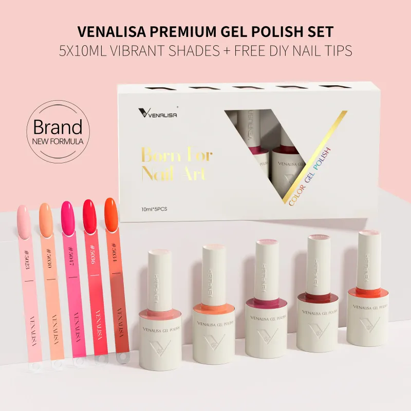 Venalisa 5 db-os UV/LED Gél lakk szett - 5x10 ml - V2501