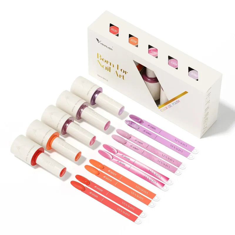 Venalisa 5 db-os UV/LED Gél lakk szett - 5x10 ml - V2504