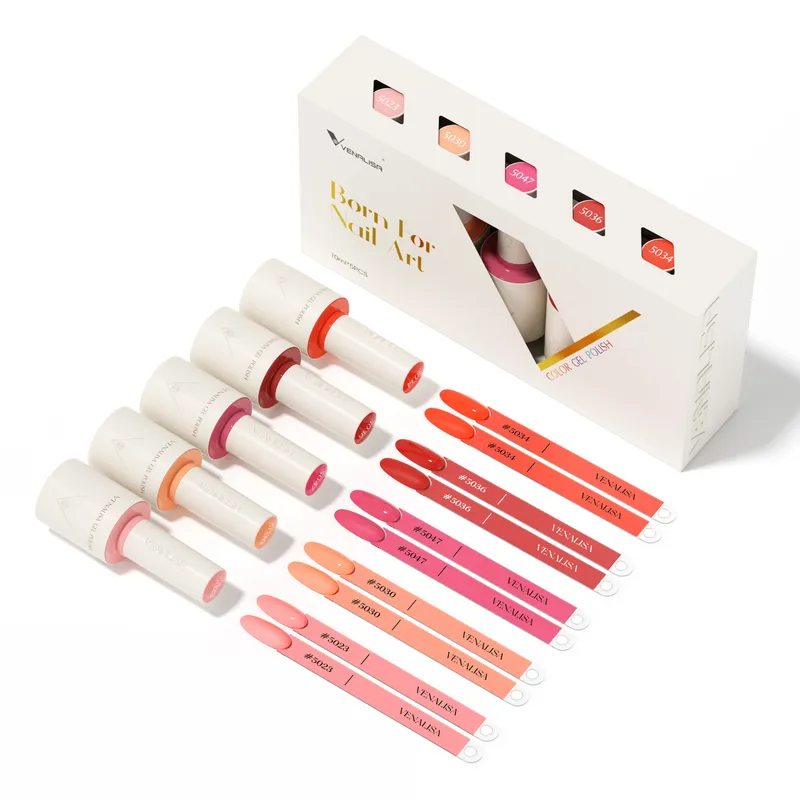 Venalisa 5 db-os UV/LED Gél lakk szett - 5x10 ml - V2501