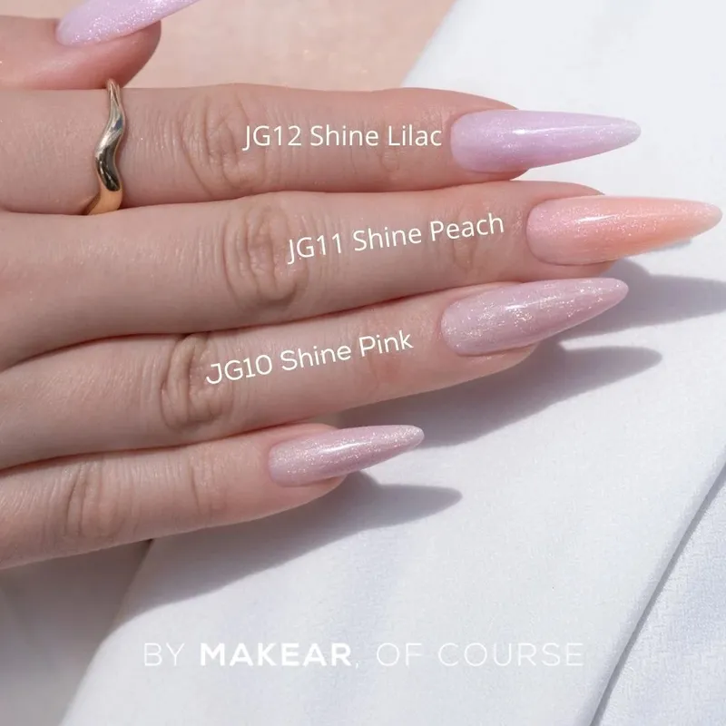 MAKEAR JELLY&GO Builder Gél 15ml No.JG12 - Shine Lilac