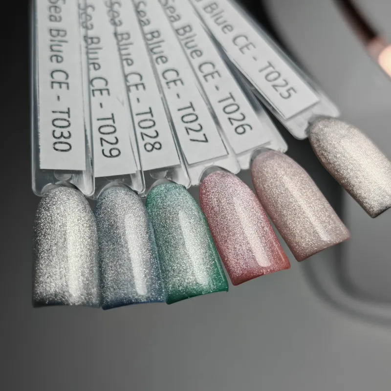 BORN PRETTY PRO UV/LED gél lakk 15 ml - T026 - Sea Blue Cat Magnetic