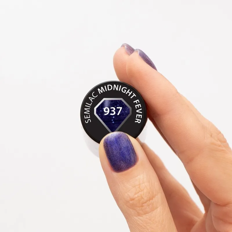 SEMILAC UV/LED Gél Lakk 7ml - 937 - Midnight Fever