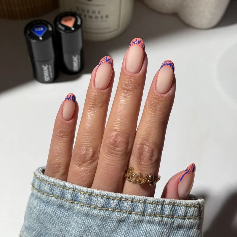 SEMILAC UV/LED Gél Lakk 7ml - 934 - Bittersweet Orange