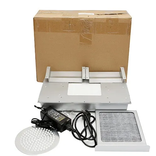 Asztalba beépíthető porelszívó - kazettás kialakítás