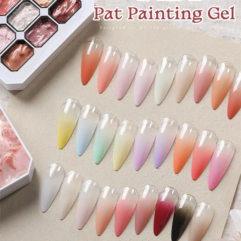 BORN PRETTY 4in1 festőzselé paletta - No.L02 - Midsummer Blossom