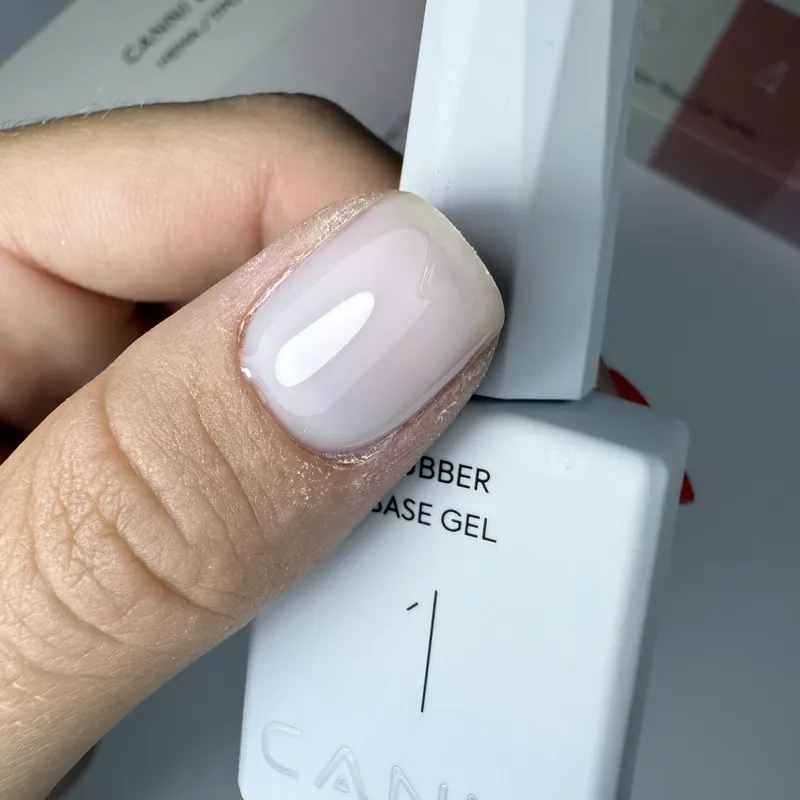 CANNI HEMA FREE Rubber Base Gel - 9 ml - X01 Milky White