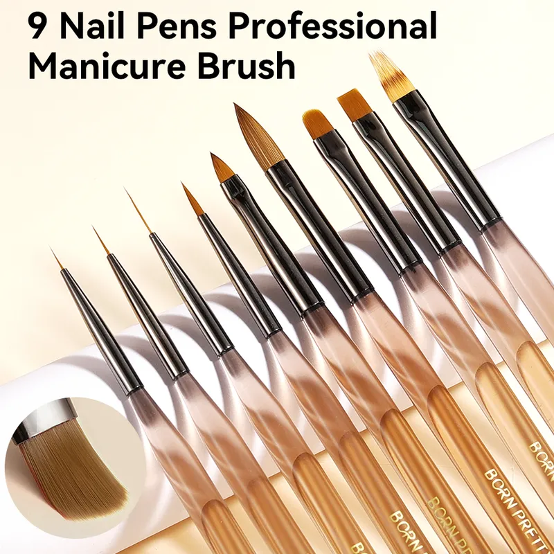 BORN PRETTY PRO ecset szett - 9 db