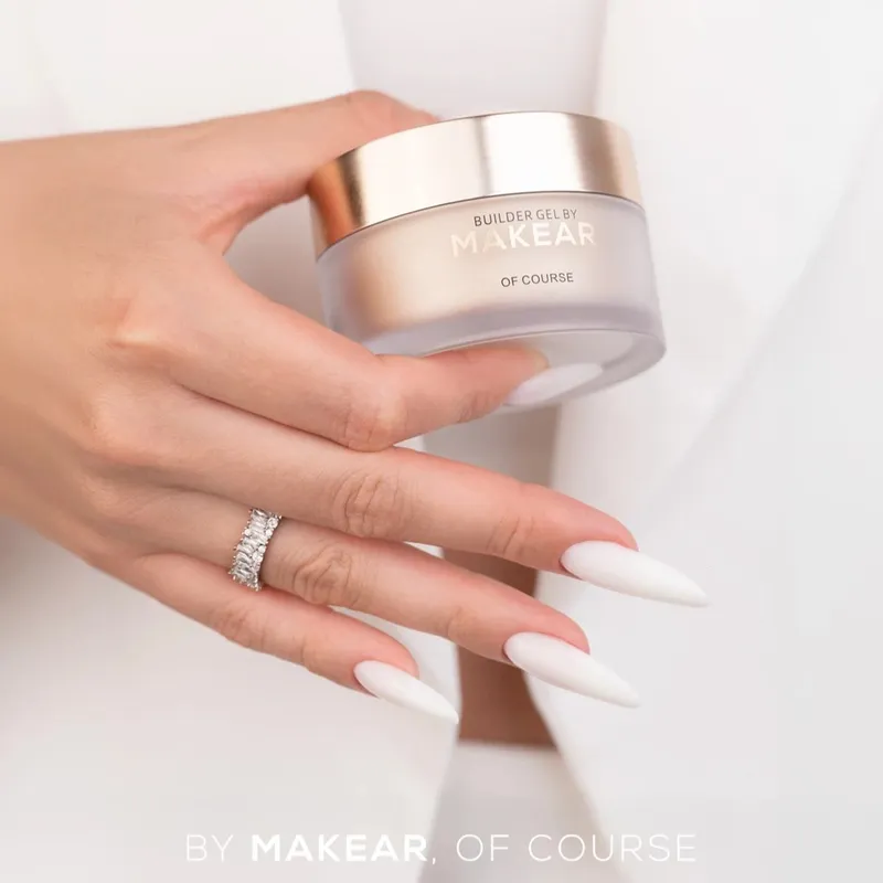 MAKEAR Challengel Builder Gel 15ml - No.HG01 Milky