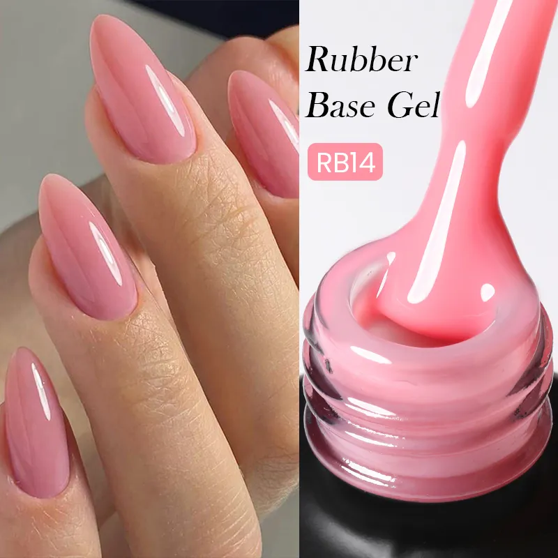 Born Pretty PRO - Rubber Base Gél szett - 6x15 ml (RB02, RB08, RB14, RB15, RB16, RB18)