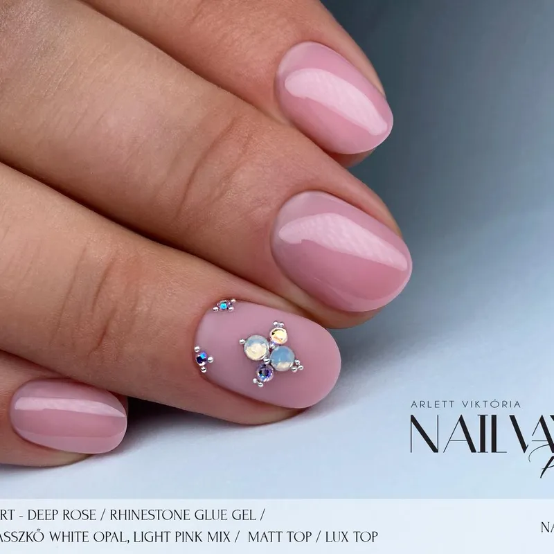 NAILVANA építőzselé - Smart 15ml - Deep Rose