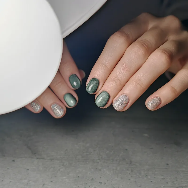 Born Pretty Pro UV/LED HEMA FREE gél lakk 15 ml - C056 - Silver Holo Sequins