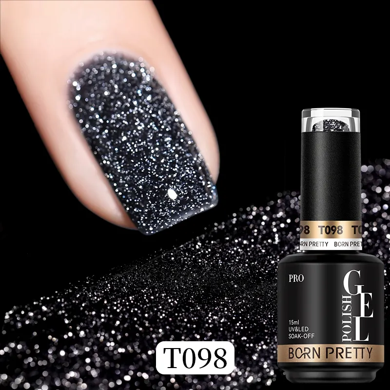 BORN PRETTY PRO UV/LED gél lakk 15 ml - T098 - Reflective Gel