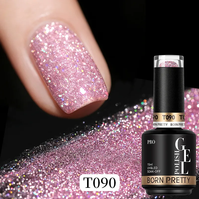 BORN PRETTY PRO UV/LED gél lakk 15 ml - T090 - Reflective Gel