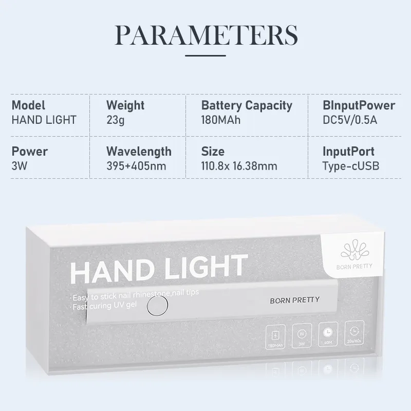 Born Pretty mini UV/LED lámpa