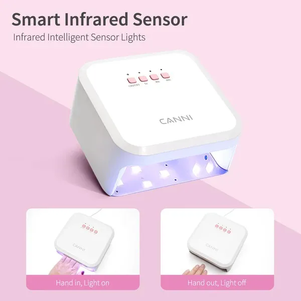 CANNI UV/LED Műkörmös Lámpa - 18 LED