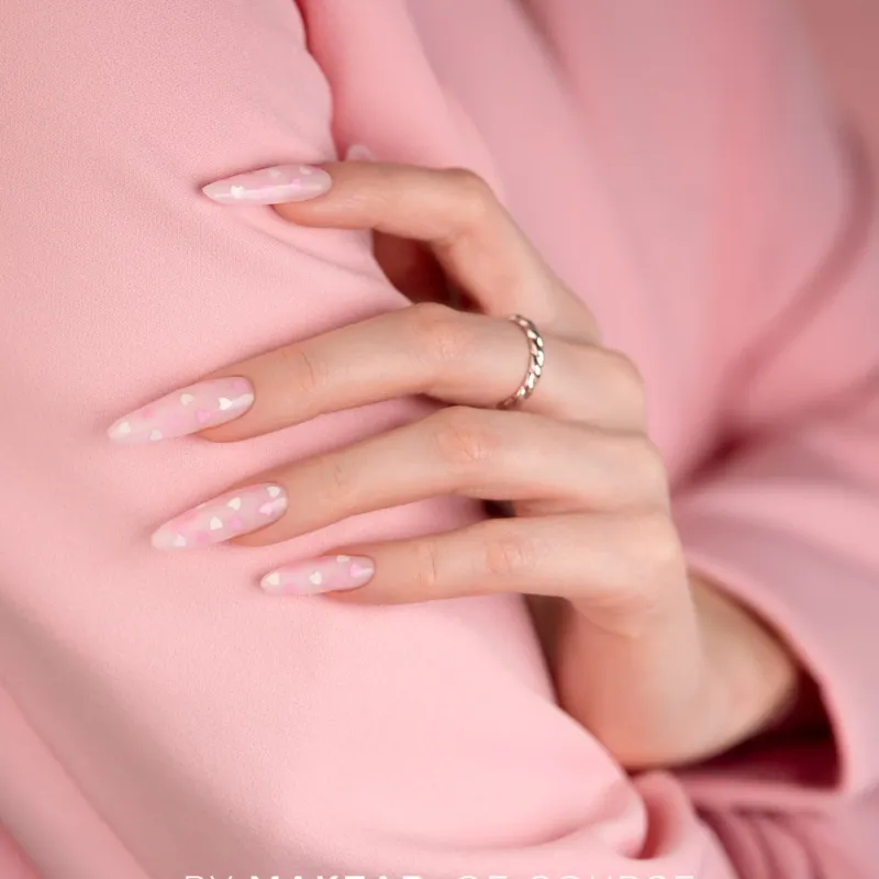 MAKEAR No Wipe Top 8 ml - Hearts - Szivecskés Top