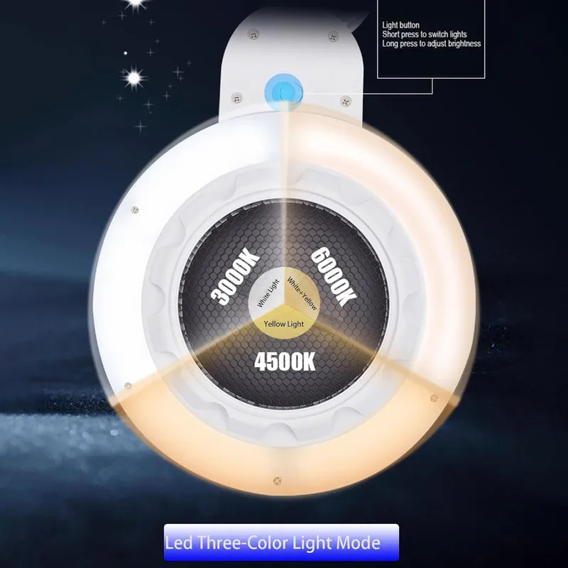 Professzionális 2-in-1 porelszívó és lámpa - 80W - ingyenes extra állvánnyal