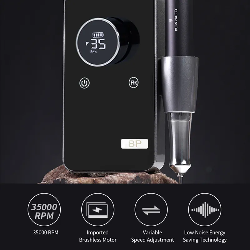 Born Pretty PRO hordozható műköröm csiszológép - 35000 RPM