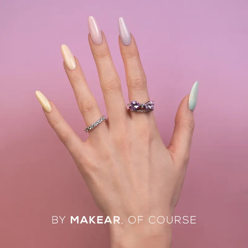 MAKEAR Gel Polish 8 ml No.408 - Pastel Princess Collection