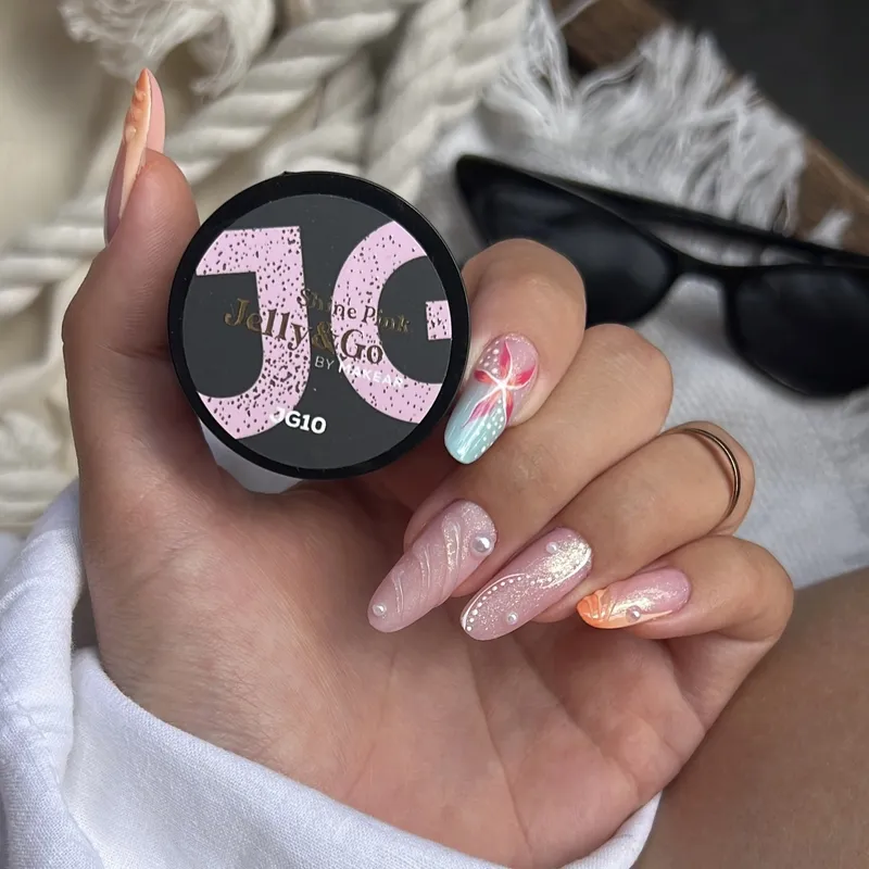 MAKEAR JELLY&GO Builder Gél 15ml No.JG10 - Shine Pink