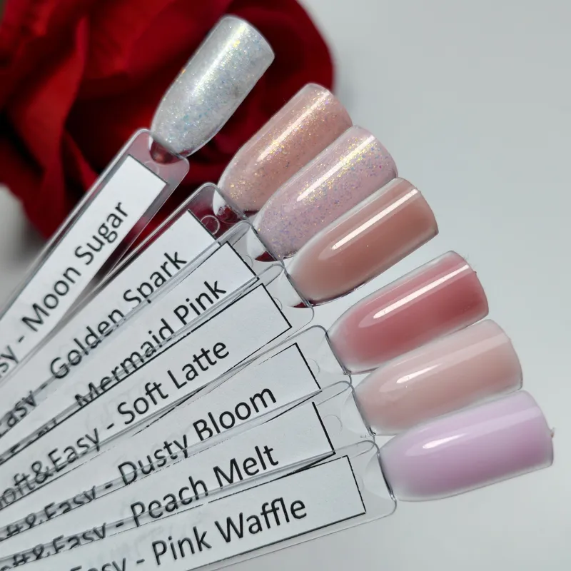 CLARESA Soft&Easy Builder Gél 12g - Pink Waffle