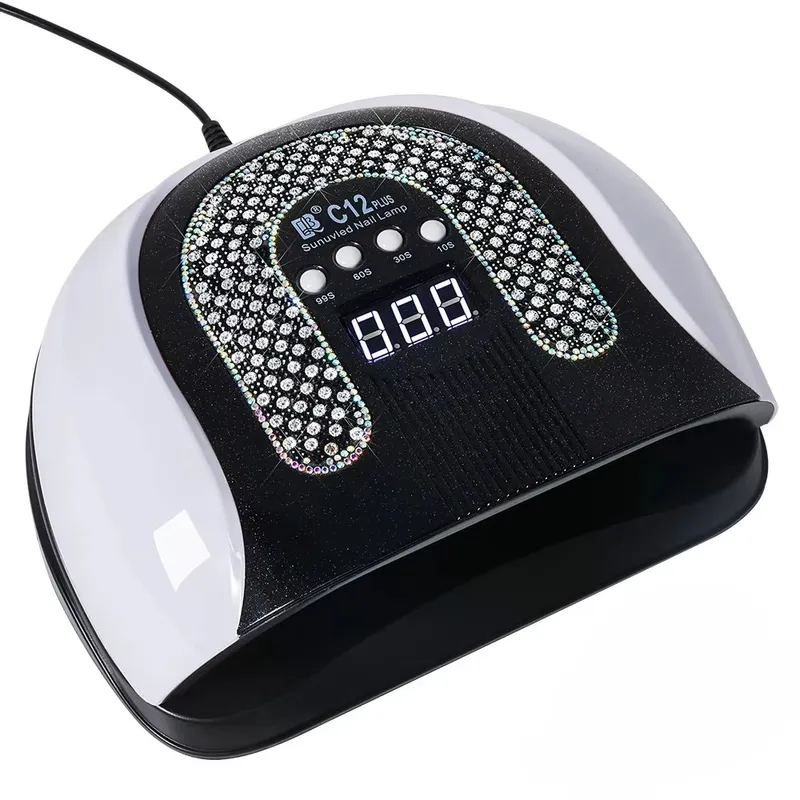 C12 Plus UV/LED Műkörmös Lámpa - 256W 57LED-fent-