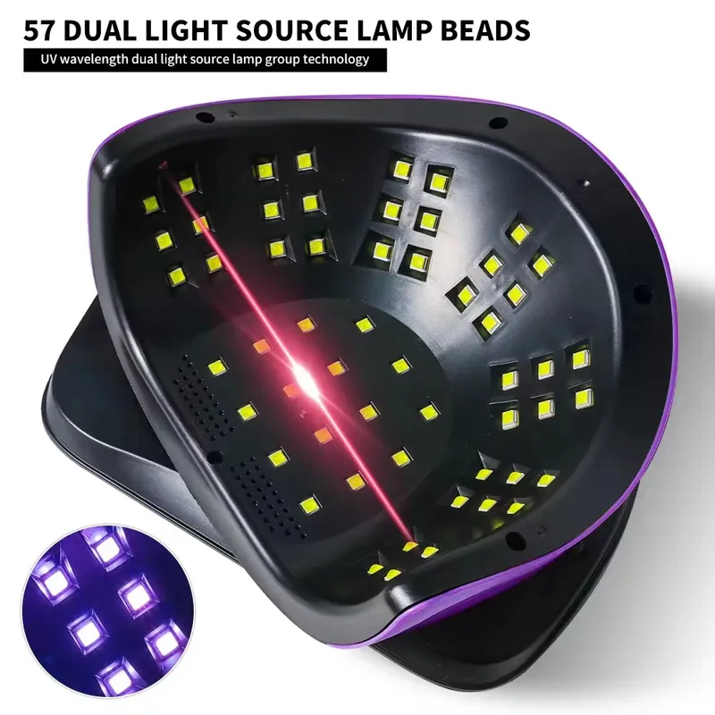 C12 Plus UV/LED Műkörmös Lámpa - 256W 57LED-fent-