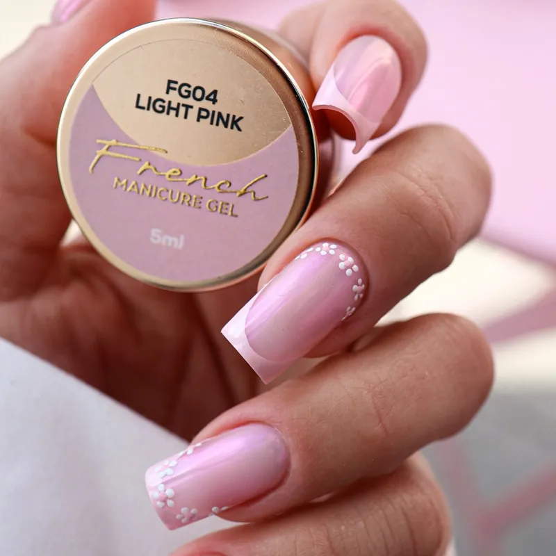 MAKEAR French Gel festőzselé FG04 - 5 ml - Light Pink
