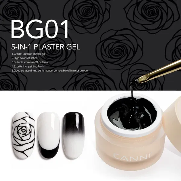 CANNI 5in1 Plaster Gel 10g - BG01 Black