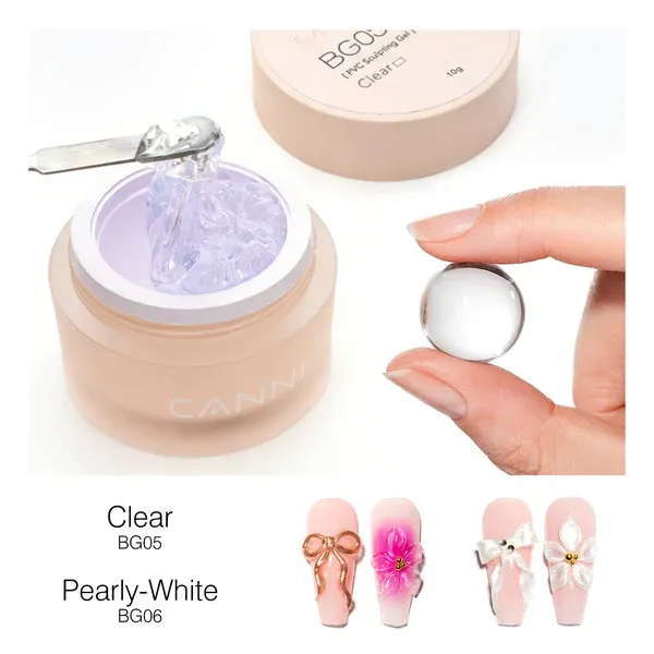 CANNI Sculpting Gel gyurmazselé 10g - BG05 Clear