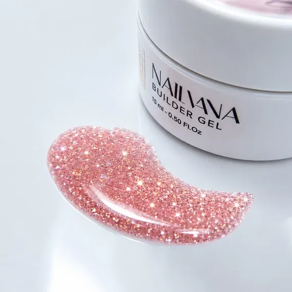 NAILVANA építőzselé - REFLECTIVE 15 ml - Nude diamond